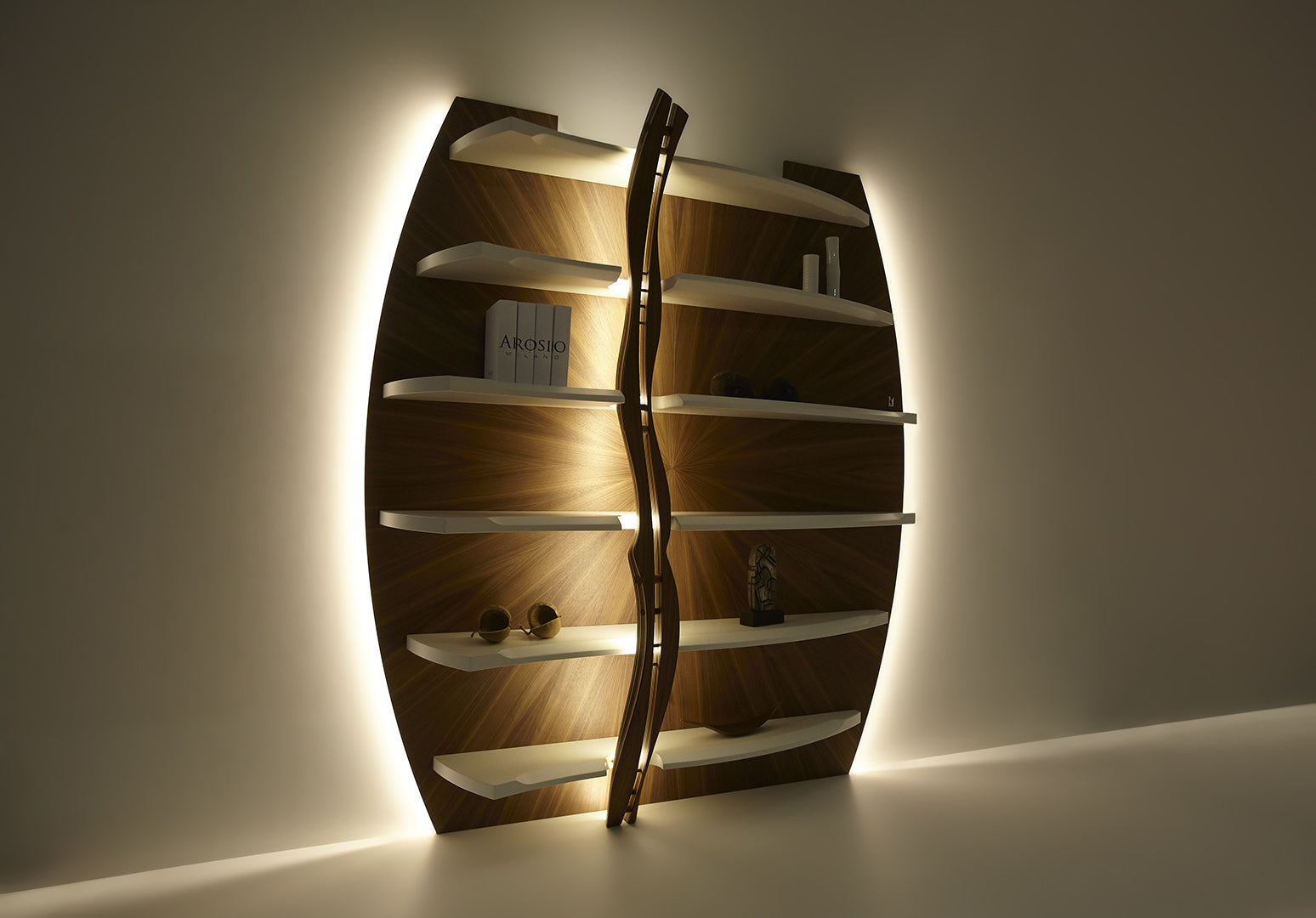 COBRA Canaletto Bookcase Sculpture - Arosio Milano