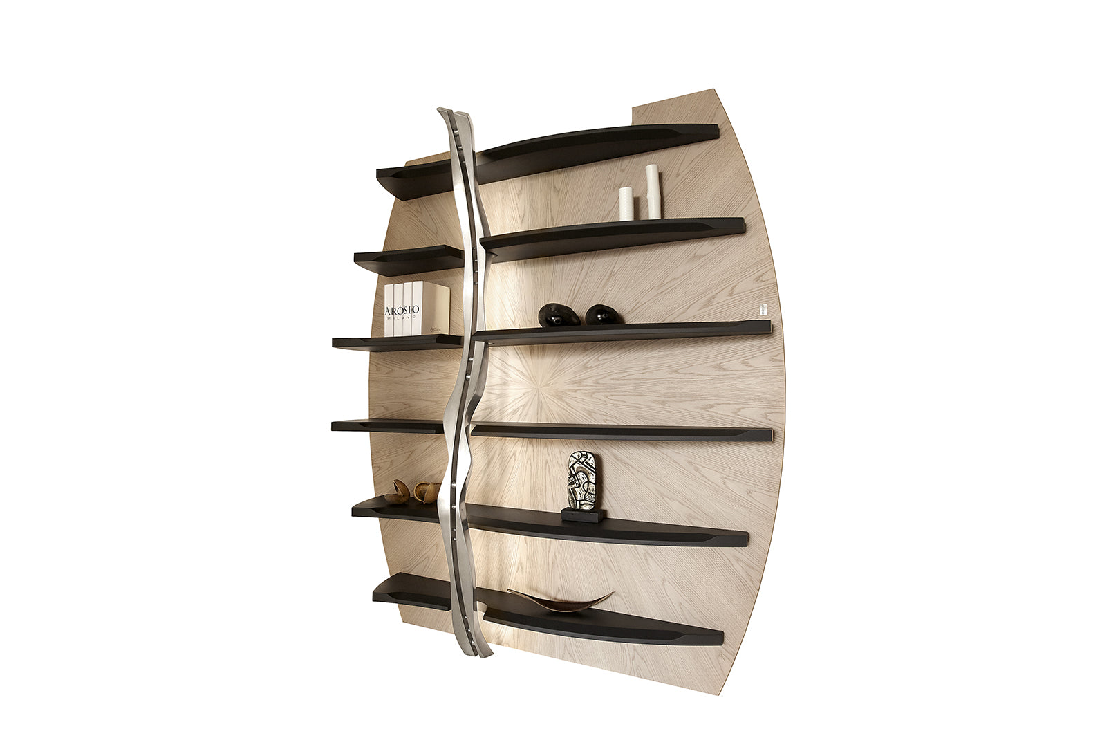 COBRA Acciaio Bookcase Sculpture - Arosio Milano - Which ikea bookcase is best